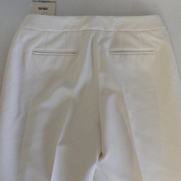 Anne Klein Slim Stretch Pants Anne White, Size 14 - Picture 4 of 5